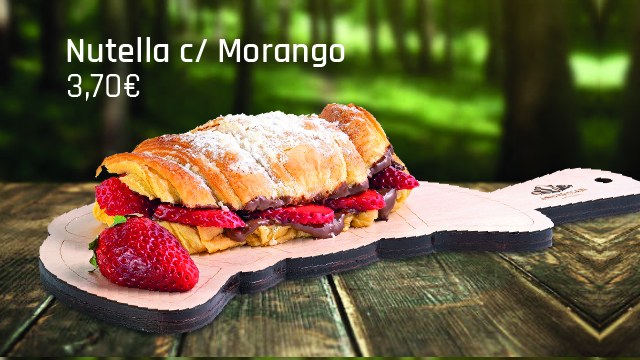 Nutella com Morango — 3,70€